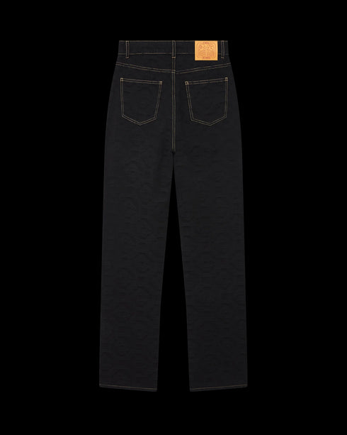 CASABLANCA Jacquard Denim Jeans Mens Apparel